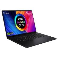 ASUS ProArt StudioBook Pro 16 Laptop – AMD Ryzen AI 9 HX 370 Processor with XDNA NPU (Up to 50 TOPS), NVIDIA GeForce RTX 4070, 8GB GDDR6, 16″ 4K OLED HDR 500nits Touch, Nano Black