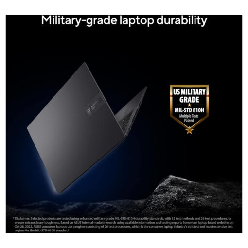 ASUS Vivobook 16X Creator Series Laptop - Intel Core i9-13900H, 14-Core Processor, NVIDIA GeForce RTX 4050 6GB GDDR6, 16.0" FHD+ 144Hz, Indie Black - Image 8