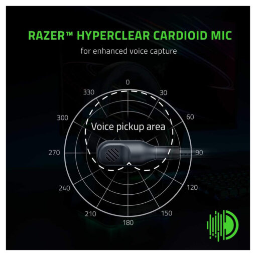 Razer BlackShark V2 X Gaming Headset - 7.1 Surround Sound, with Noise Cancellation - Image 4