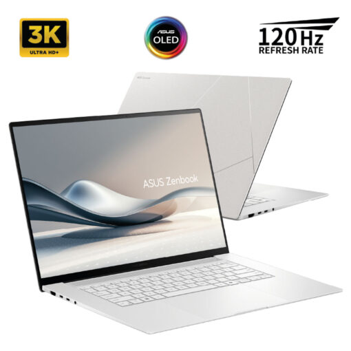 ASUS Zenbook S 16 OLED Laptop - AMD Ryzen AI 9 HX 370 Processor, Up to 80 TOPS, 16" 3K OLED Touch Display, Pen Included, Scandinavian White - Image 2