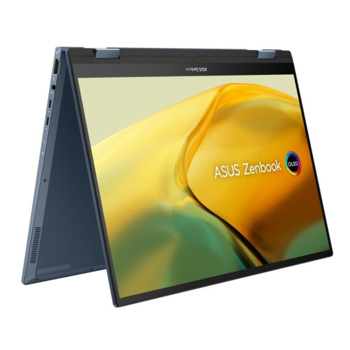 ASUS Zenbook 14 Flip OLED Laptop - Intel Core i7-1360P, Intel Evo Platform, 14.0" Touch 2.8K OLED HDR Display, 550nits, SGS Eye Care, Stylus & Sleeve, Ponder Blue