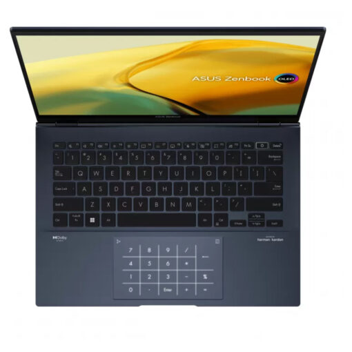 ASUS Zenbook 14 OLED Laptop - Intel Core i5-1240P 12th Gen, 8GB DDR4, 512GB SSD, Iris Xe, 14" OLED (WQXGA+), Windows 11 Home, Ponder Blue - Image 2