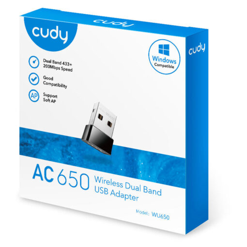 Cudy WU650 AC650 Wi-Fi Nano USB Adapter - Image 4