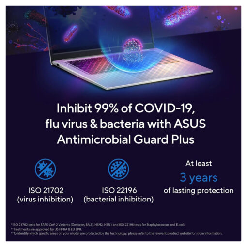 ASUS Vivobook 14 Laptop - Intel Core i5-1335U 10-Cores Processor, 8GB DDR4 Upgradable, 14" FHD IPS 250nits Display, Quiet Blue - Image 8