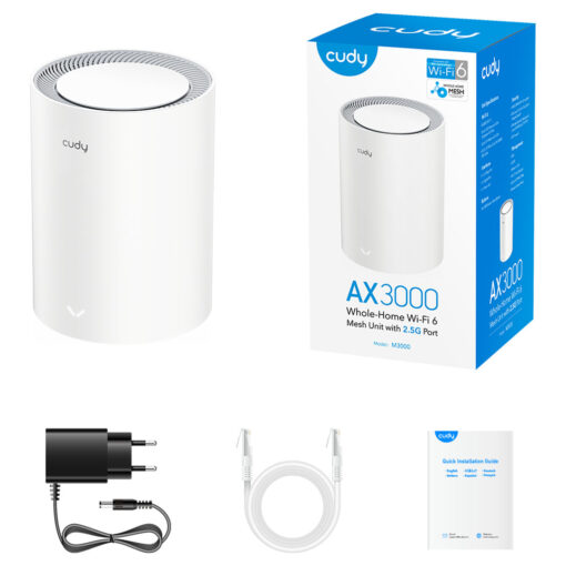 Cudy AX3000 2.5G Mesh Wi-Fi 6 System - Image 4