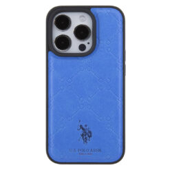 U.S. Polo Assn. PU Leather HS Pattern Case for iPhone 15 Series