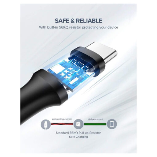 UGREEN 60121 USB to USB Type-C Data Cable 1m - Fast Charging & Data Sync - Image 4