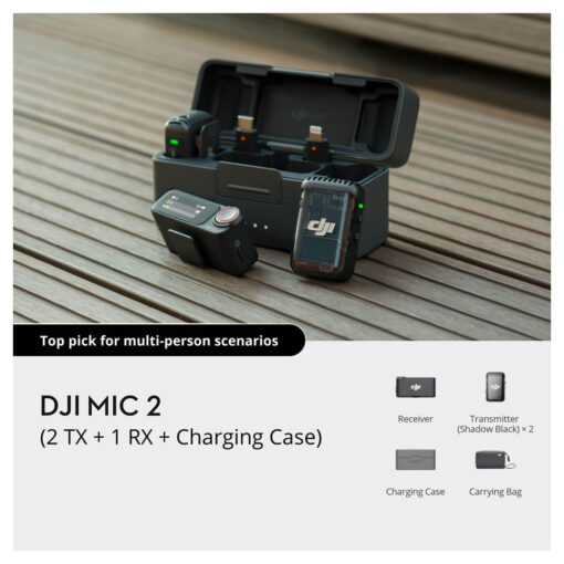 DJI Mic 2 – Wireless Audio System for Clear and Professional Sound - Image 3