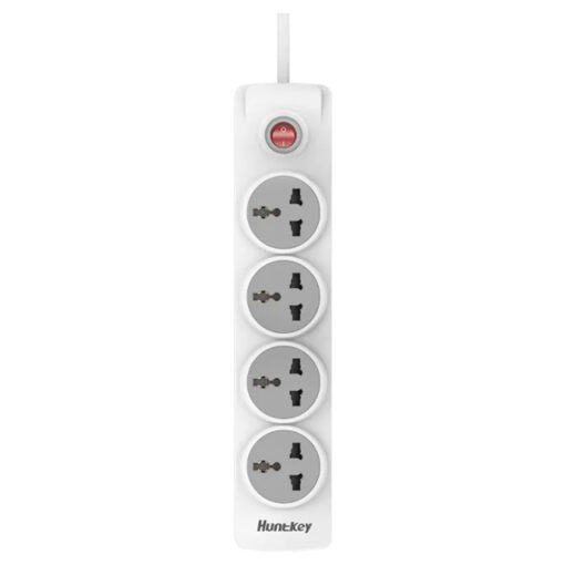 HuntKey Power Strip 4-Port EU Plug 1.8 Meter (SZN401) - Image 2
