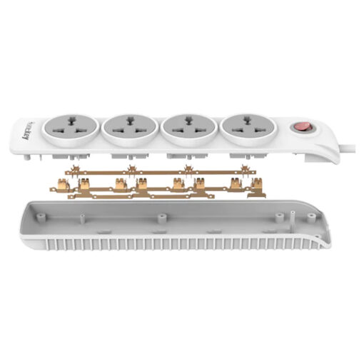 HuntKey Power Strip 4-Port EU Plug 1.8 Meter (SZN401) - Image 4