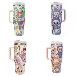 Labubu Style 40oz Insulated Tumbler – Cute Character Look - Buy Online in Jordan | OfficeJo