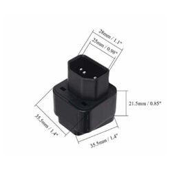 C13 Male to Universal Female Power Socket Adapter Price in Jordan C13 Male to Universal Female Power Socket Adapter - Buy Online in Jordan | OfficeJo