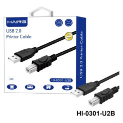 HAING USB 2.0 Printer Cable 3M (HI-0301-U2B) Price in Jordan HAING USB 2.0 Printer Cable 3M (HI-0301-U2B) - Buy Online in Jordan | OfficeJo