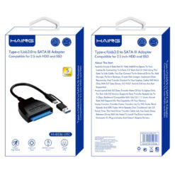 HAING USB 3.0 & Type-C to SATA Adapter for 2.5” HDD / SSD (HI-0336-UTC) Price in Jordan HAING USB 3.0 & Type-C to SATA Adapter for 2.5” HDD / SSD (HI-0336-UTC) - Buy Online in Jordan | OfficeJo