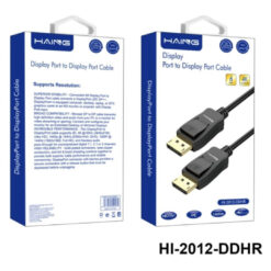 HAING DisplayPort to DisplayPort Cable 2M (HI-2012-DDHR) Price in Jordan HAING DisplayPort to DisplayPort Cable 2M (HI-2012-DDHR) - Buy Online in Jordan | OfficeJo