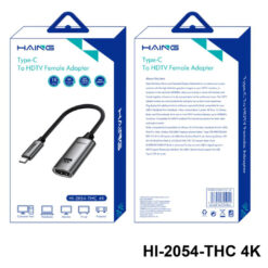 HAING Type-C to HDMI Female Adapter 4K (HI-2054-THC) Price in Jordan HAING Type-C to HDMI Female Adapter 4K (HI-2054-THC) - Buy Online in Jordan | OfficeJo