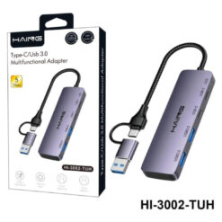 HAING Type-C USB 3.0 4-Port Multi-Function Hub Adapter (HI-3002-TUH) Price in Jordan HAING Type-C USB 3.0 4-Port Multi-Function Hub Adapter (HI-3002-TUH) - Buy Online in Jordan | OfficeJo