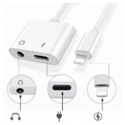 Aux123 Lightning to 3.5mm Audio & Charging Adapter Cable Price in Jordan Aux123 Lightning to 3.5mm Audio & Charging Adapter Cable - Buy Online in Jordan | OfficeJo