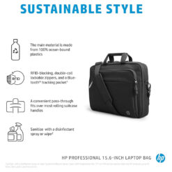 HP Professional 15.6-inch Laptop Bag – Waterproof, RFID Protection, Ocean-Bound Plastic - Buy Online in Jordan | OfficeJo