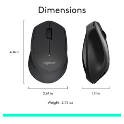 Logitech MK345 Wireless Keyboard and Mouse Combo – 2.4 GHz, Palm Rest, Plug and Play - Buy Online in Jordan | OfficeJo