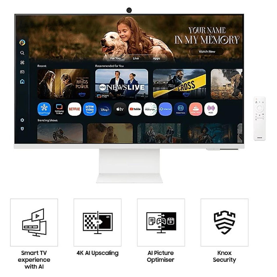 Samsung M8 2025 32" 4K UHD Smart Monitor – VA, 60Hz, USB-C, Built-in Speakers Price in Jordan Samsung M8 2025 32" 4K UHD Smart Monitor – VA, 60Hz, USB-C, Built-in Speakers - Buy Online in Jordan | OfficeJo
