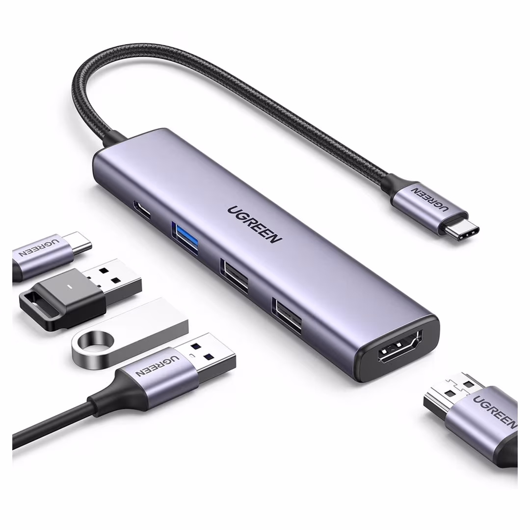 UGREEN 5-in-1 USB-C Hub Adapter Price in Jordan UGREEN 5-in-1 USB-C Hub Adapter - Buy Online in Jordan | OfficeJo
