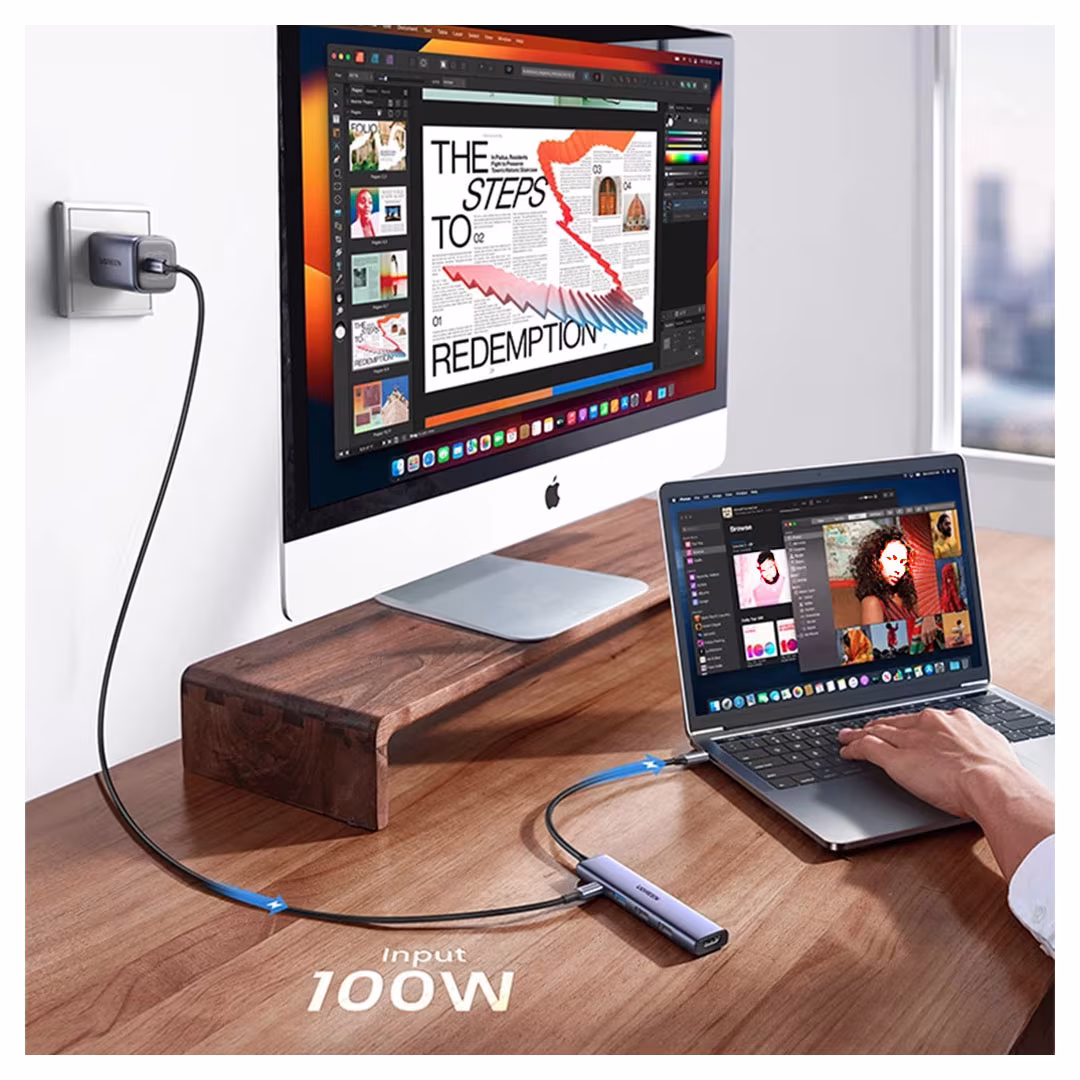 UGREEN 5-in-1 USB-C Hub Adapter Price in Jordan UGREEN 5-in-1 USB-C Hub Adapter - Buy Online in Jordan | OfficeJo