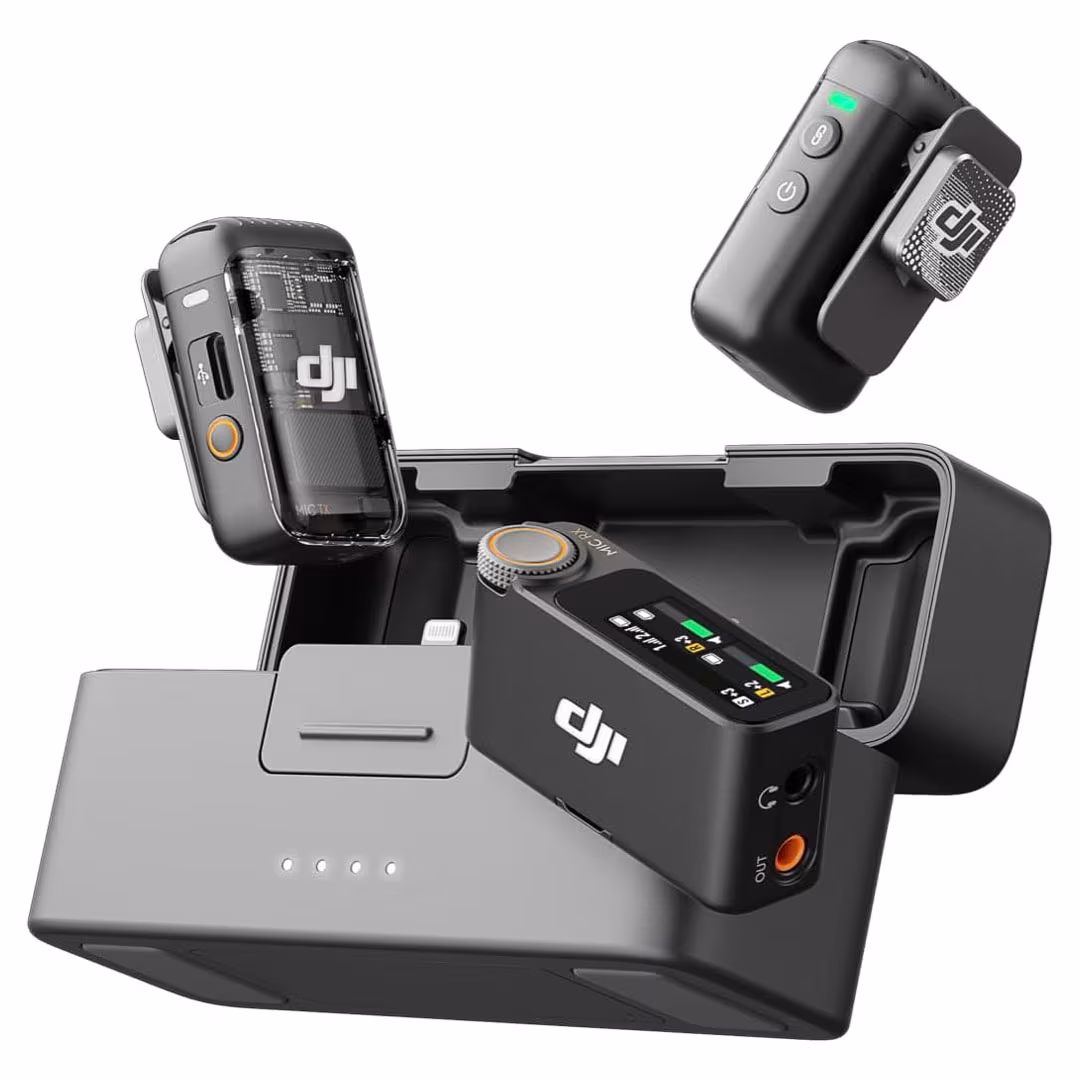 DJI Mic 2 Dual-Channel Wireless Microphone System (2TX + 1RX) Price in Jordan DJI Mic 2 Dual-Channel Wireless Microphone System (2TX + 1RX) - Buy Online in Jordan | OfficeJo
