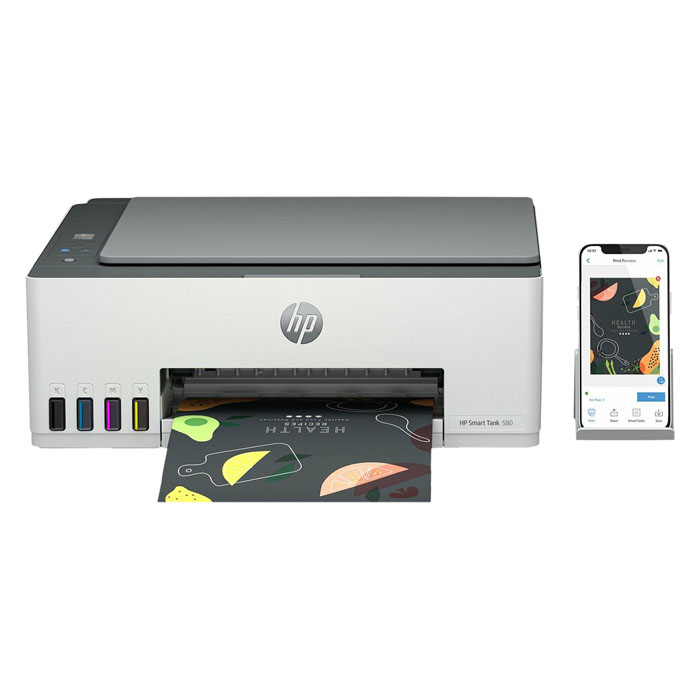 HP Smart Tank 580 All-in-One Printer (1F3Y2A) Price in Jordan HP Smart Tank 580 All-in-One Printer (1F3Y2A) - Buy Online in Jordan | OfficeJo