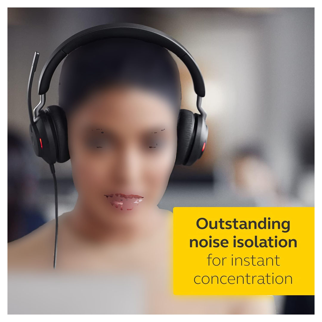 Jabra Evolve2 40 SE Wired Stereo Noise-Cancelling Headset - USB-A - UC Price in Jordan Jabra Evolve2 40 SE Wired Stereo Noise-Cancelling Headset - USB-A - UC - Buy Online in Jordan | OfficeJo