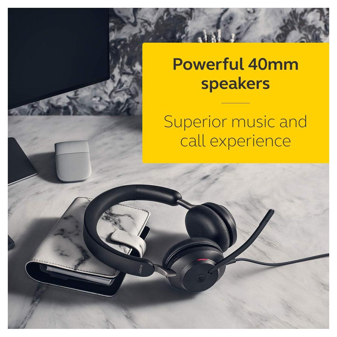 Jabra Evolve2 40 SE Wired Stereo Noise-Cancelling Headset - USB-A - UC Price in Jordan Jabra Evolve2 40 SE Wired Stereo Noise-Cancelling Headset - USB-A - UC - Buy Online in Jordan | OfficeJo