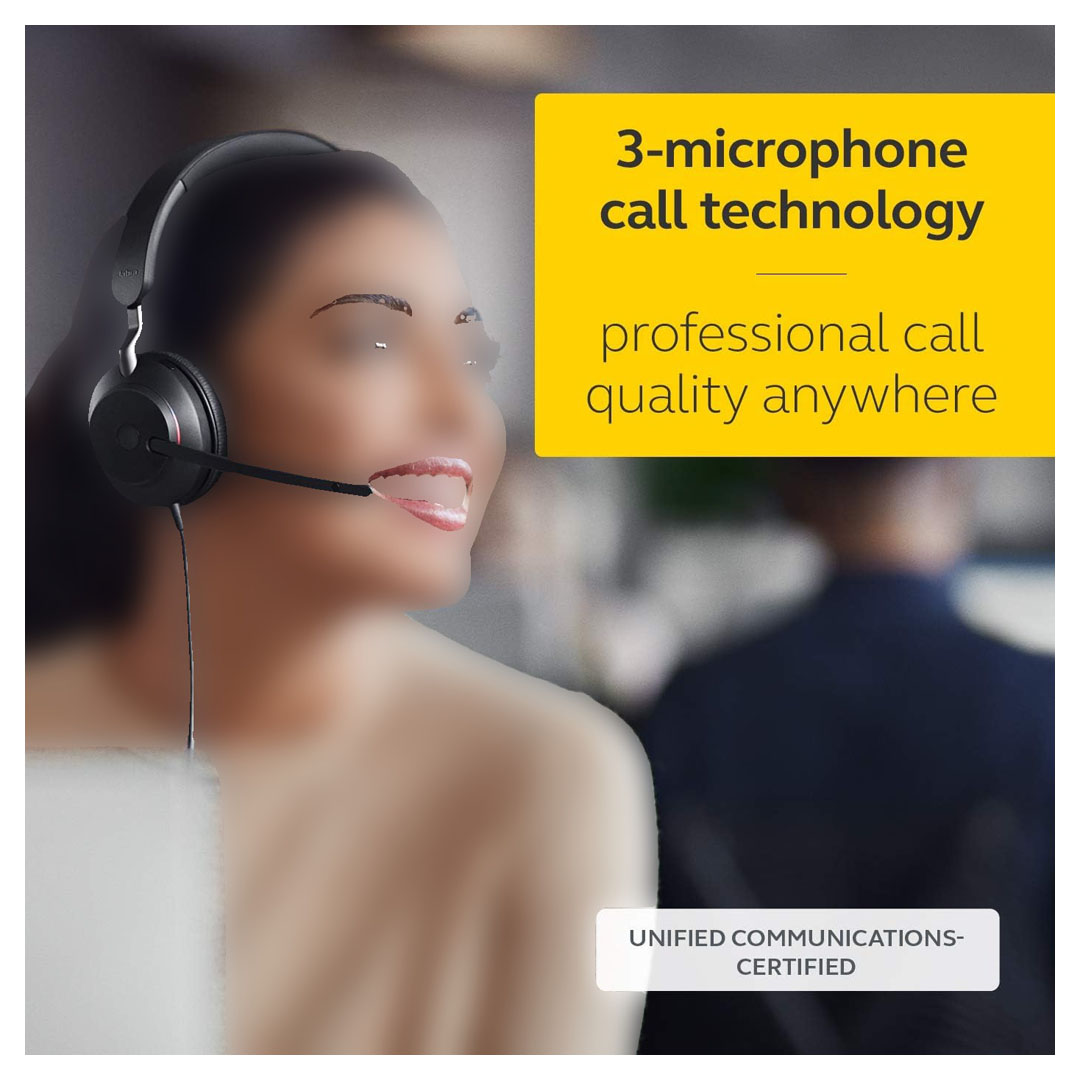 Jabra Evolve2 40 SE Wired Stereo Noise-Cancelling Headset - USB-A - UC Price in Jordan Jabra Evolve2 40 SE Wired Stereo Noise-Cancelling Headset - USB-A - UC - Buy Online in Jordan | OfficeJo