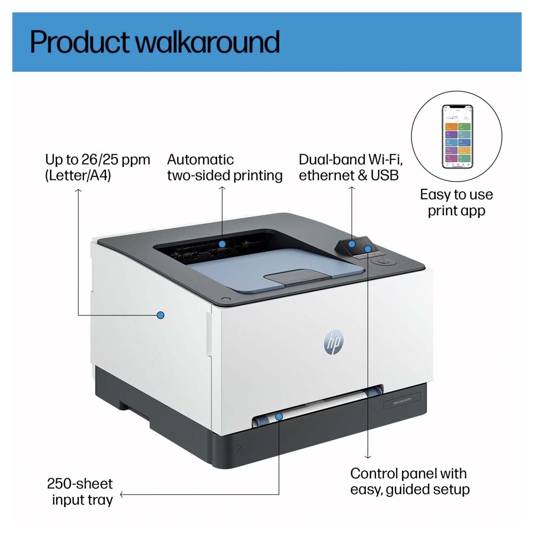 HP Color LaserJet Pro 3203dw – 35ppm, Wireless, Duplex Printing Price in Jordan HP Color LaserJet Pro 3203dw – 35ppm, Wireless, Duplex Printing - Buy Online in Jordan | OfficeJo