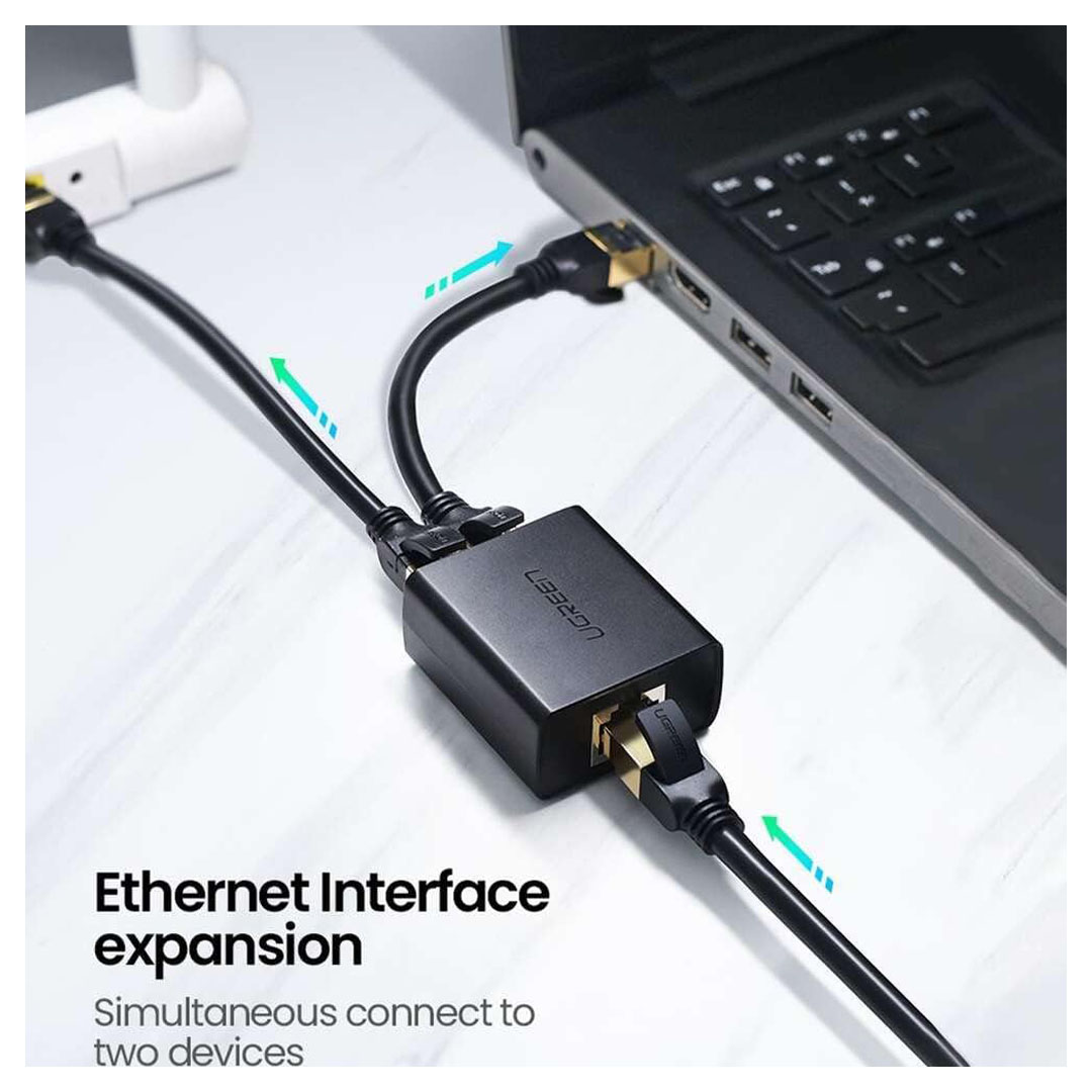 UGREEN RJ45 Splitter Adapter 2 Pack Price in Jordan UGREEN RJ45 Splitter Adapter 2 Pack - Buy Online in Jordan | OfficeJo