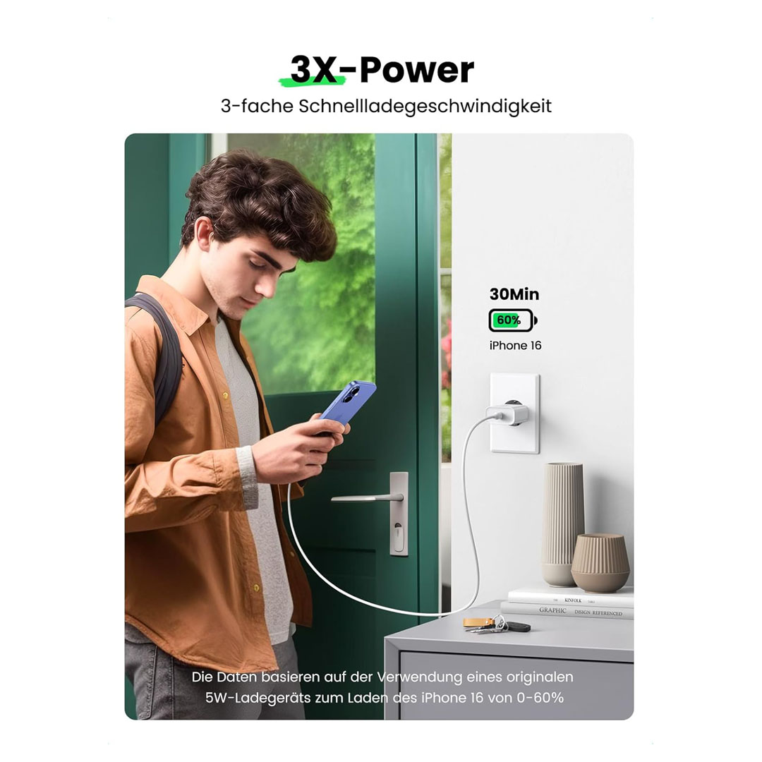 UGREEN 60450 20W PD 3.0 Power Supply - Fast USB-C Charger Price in Jordan UGREEN 60450 20W PD 3.0 Power Supply - Fast USB-C Charger - Buy Online in Jordan | OfficeJo