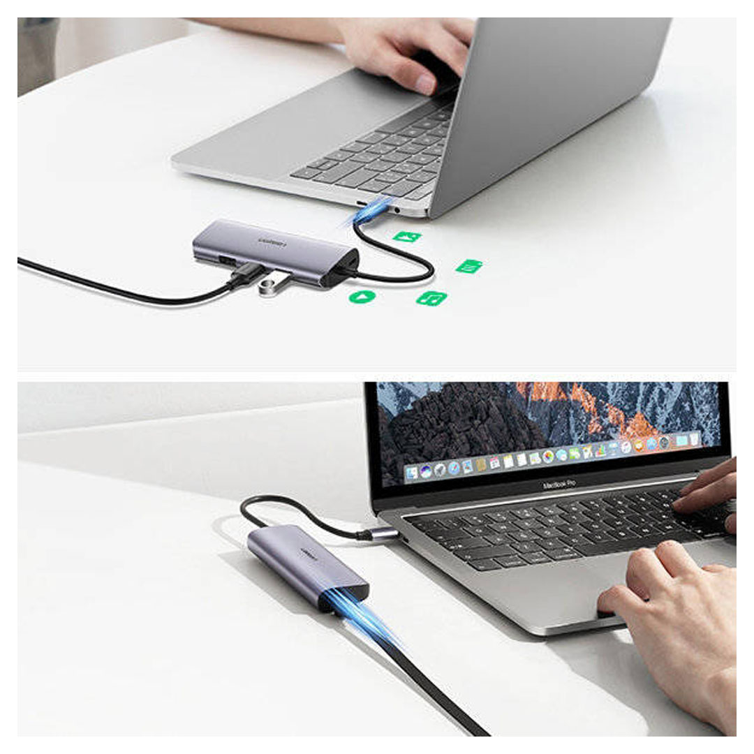 Ugreen Multifunctional Adapter HUB USB Type C Price in Jordan Ugreen Multifunctional Adapter HUB USB Type C - Buy Online in Jordan | OfficeJo