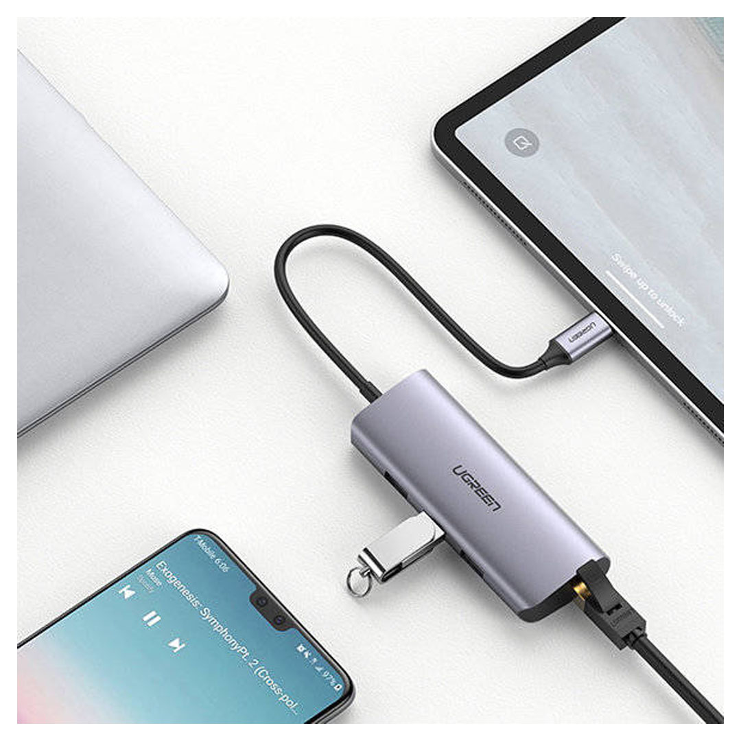 Ugreen Multifunctional Adapter HUB USB Type C Price in Jordan Ugreen Multifunctional Adapter HUB USB Type C - Buy Online in Jordan | OfficeJo