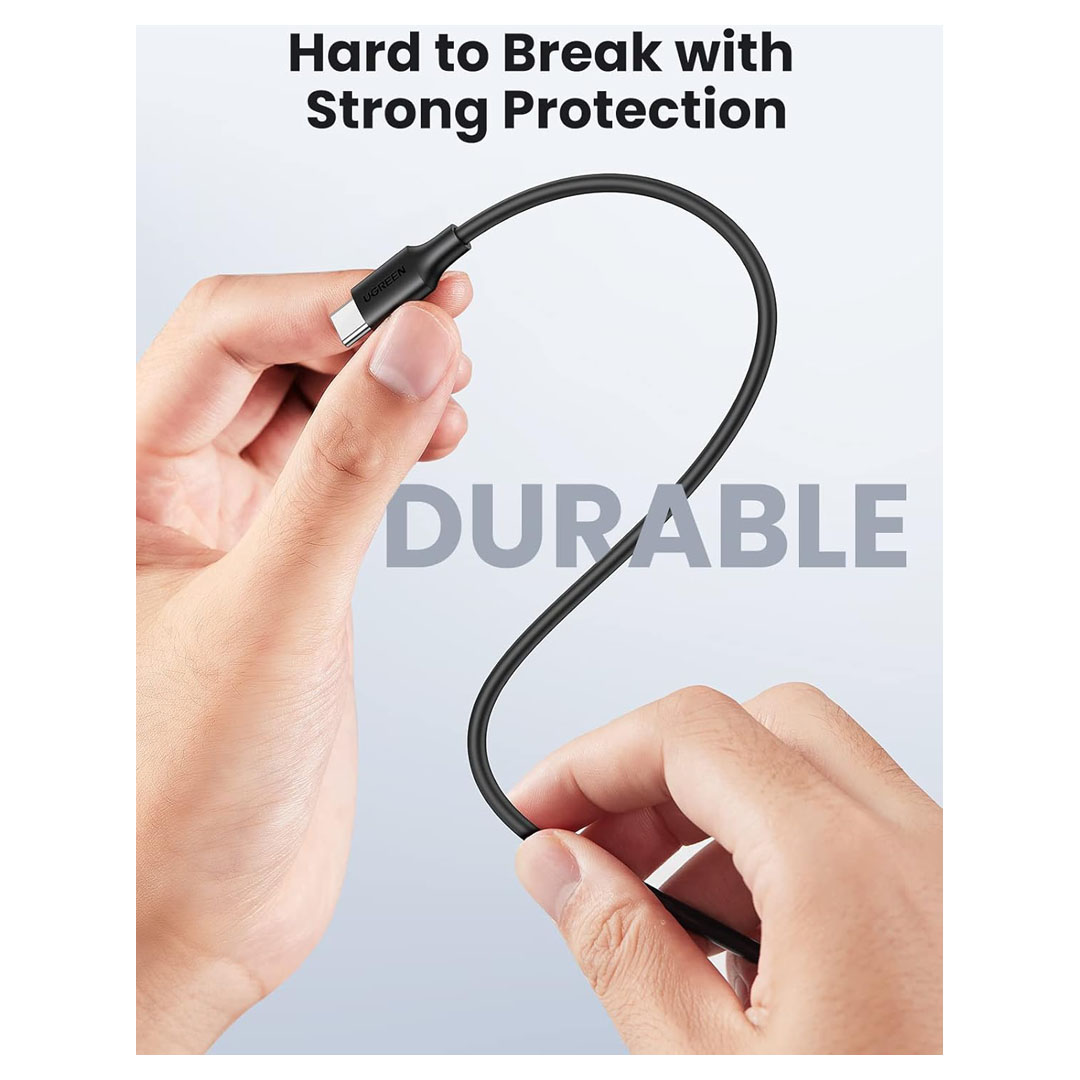 UGREEN 3m 60W USB-C 2.0 Male to Male Cable - Fast Charging and Data Transfer Price in Jordan UGREEN 3m 60W USB-C 2.0 Male to Male Cable - Fast Charging and Data Transfer - Buy Online in Jordan | OfficeJo