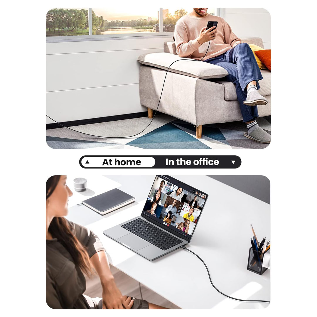 UGREEN 3m 60W USB-C 2.0 Male to Male Cable - Fast Charging and Data Transfer Price in Jordan UGREEN 3m 60W USB-C 2.0 Male to Male Cable - Fast Charging and Data Transfer - Buy Online in Jordan | OfficeJo