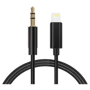 Braided AUX Audio Adapter Cable — Lightning to 3.5mm Price in Jordan Braided AUX Audio Adapter Cable — Lightning to 3.5mm - Buy Online in Jordan | OfficeJo