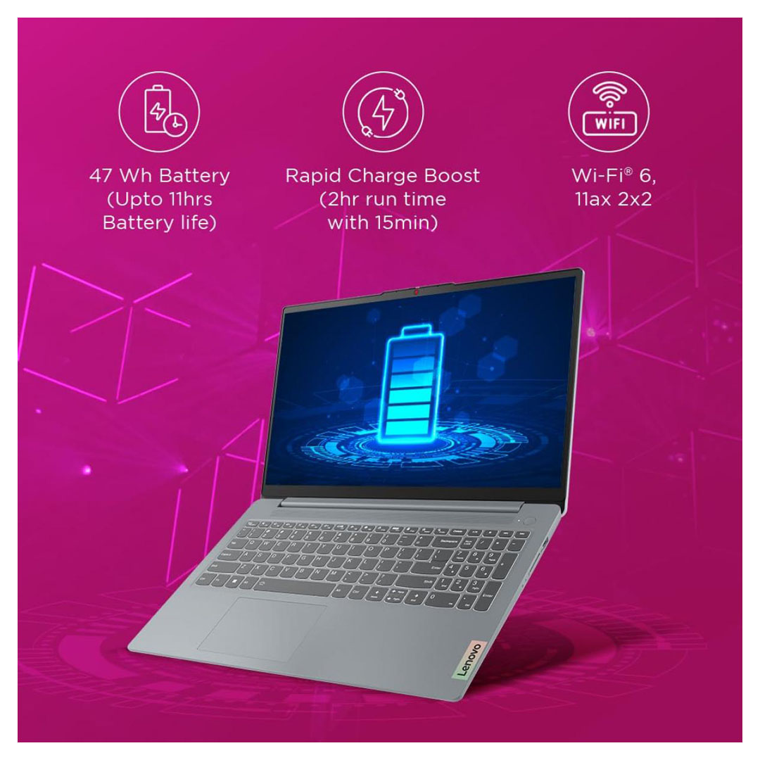 Lenovo IdeaPad Slim 3 Laptop - Intel Core i5-13420H, 13th Gen, 8GB DDR5, 512GB SSD, 15.6" FHD, 300 Nits, Thin & Light Price in Jordan Lenovo IdeaPad Slim 3 Laptop - Intel Core i5-13420H, 13th Gen, 8GB DDR5, 512GB SSD, 15.6" FHD, 300 Nits, Thin & Light - Buy Online in Jordan | OfficeJo