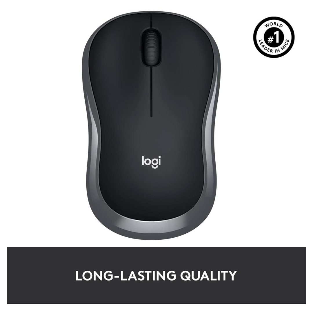 Logitech M185 Wireless Mouse – 2.4 GHz, Optical Tracking, 1-Year Battery Price in Jordan Logitech M185 Wireless Mouse – 2.4 GHz, Optical Tracking, 1-Year Battery - Buy Online in Jordan | OfficeJo