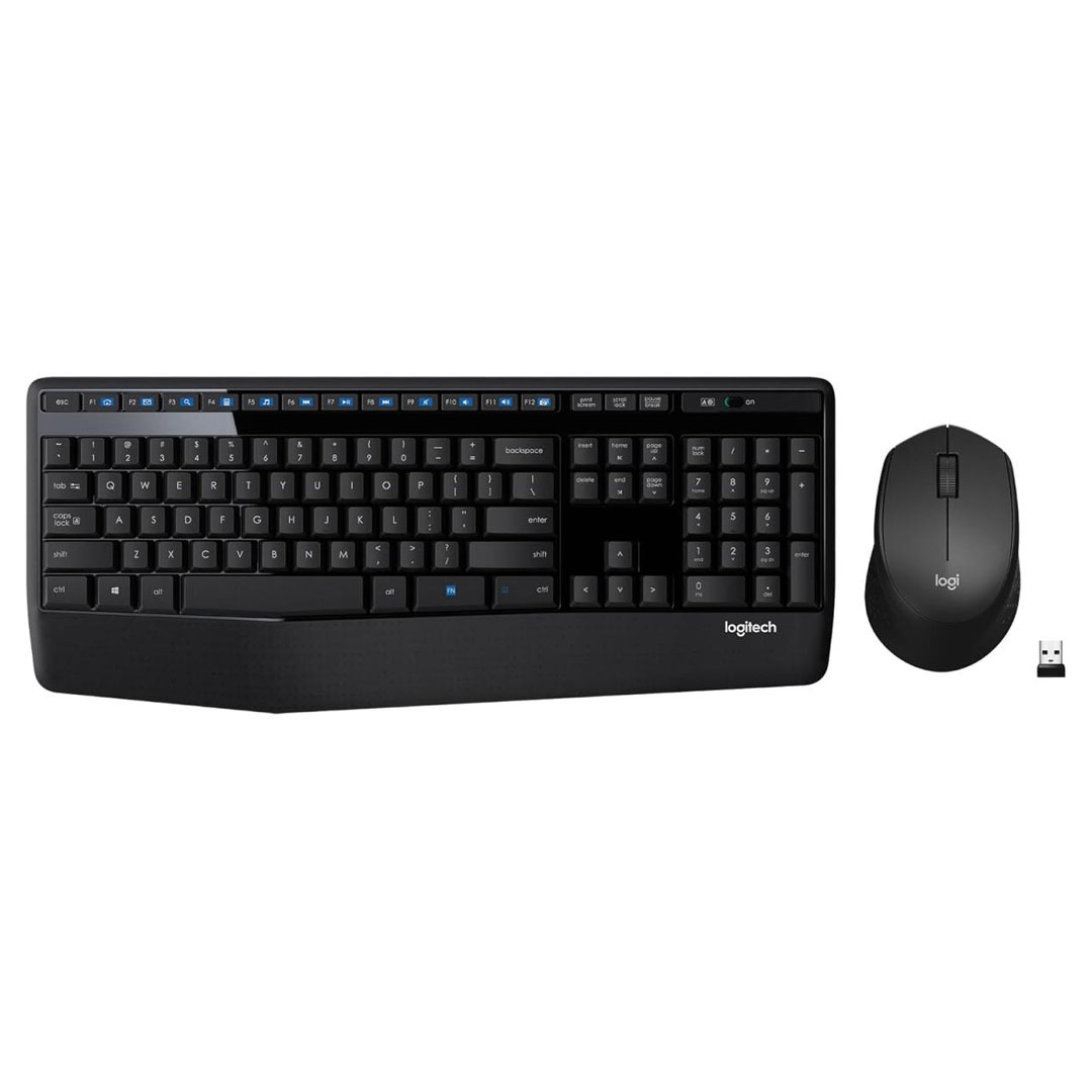 Logitech MK345 Wireless Keyboard and Mouse Combo – 2.4 GHz, Palm Rest, Plug and Play Price in Jordan Logitech MK345 Wireless Keyboard and Mouse Combo – 2.4 GHz, Palm Rest, Plug and Play - Buy Online in Jordan | OfficeJo