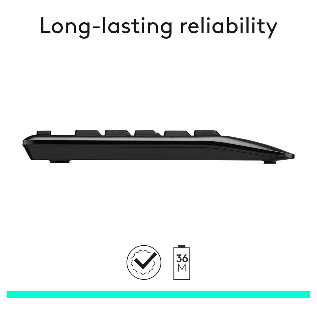 Logitech MK345 Wireless Keyboard and Mouse Combo – 2.4 GHz, Palm Rest, Plug and Play Price in Jordan Logitech MK345 Wireless Keyboard and Mouse Combo – 2.4 GHz, Palm Rest, Plug and Play - Buy Online in Jordan | OfficeJo