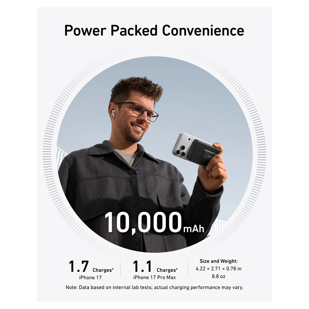 Anker MagGo Power Bank 10000mAh Qi2 Wireless Price in Jordan Anker MagGo Power Bank 10000mAh Qi2 Wireless - Buy Online in Jordan | OfficeJo