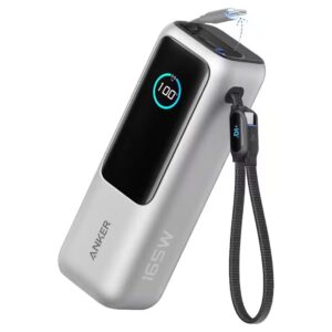 Anker Laptop Power Bank 25000mAh 165W with Built-In Cables Price in Jordan Anker Laptop Power Bank 25000mAh 165W with Built-In Cables - Buy Online in Jordan | OfficeJo