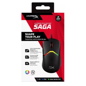 HyperX Pulsefire Saga Wired Gaming Mouse – 26K DPI, 8KHz Polling, RGB Price in Jordan HyperX Pulsefire Saga Wired Gaming Mouse – 26K DPI, 8KHz Polling, RGB - Buy Online in Jordan | OfficeJo