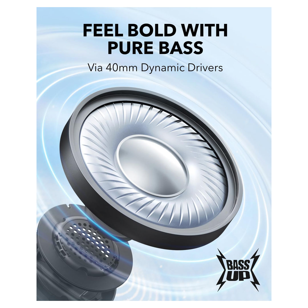 Soundcore H30i Wireless On-Ear Headphones – 70H Playtime, Bass, Bluetooth 5.3 Price in Jordan Soundcore H30i Wireless On-Ear Headphones – 70H Playtime, Bass, Bluetooth 5.3 - Buy Online in Jordan | OfficeJo