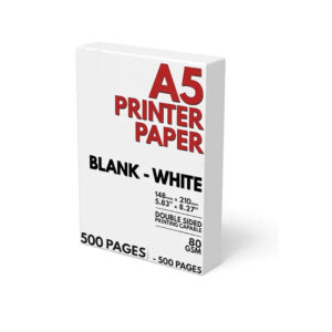 A5 Paper – 500 Sheets, 80 GSM, Bright White - Buy Online in Jordan | OfficeJo