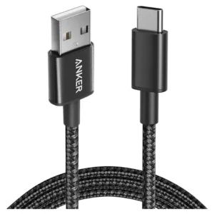 Anker USB-A 2.0 to USB-C  Braided Cable (6ft) - Buy Online in Jordan | OfficeJo